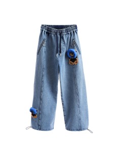 Mod Wave Movement - Pantalón Denim Teddy Capsule