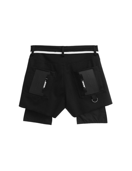 Mod Wave Movement - Pantalón Corto Double Logo Pockets