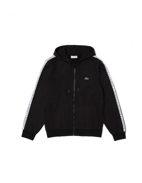 Lacoste - Sudadera Hombre Negro - Capucha y Cremallera