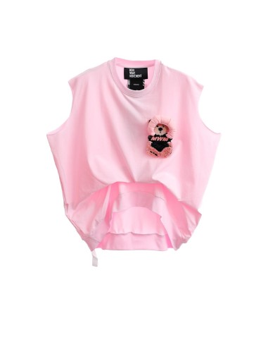 Mod Wave Movement - Crop Top Teddy