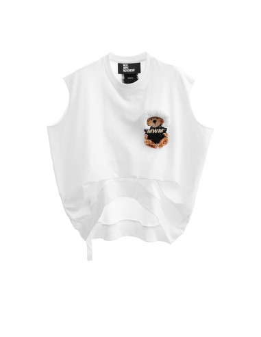 Mod Wave Movement - Crop Top Teddy