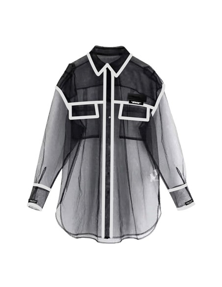 Mod Wave Movement - Camisa Transparent