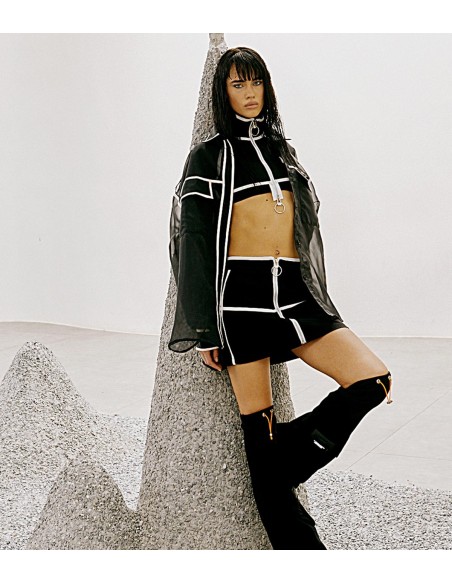 Mod Wave Movement - Camisa Transparent