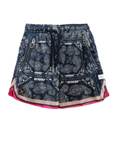 Mod Wave Movement - Pantalón Corto Bandana Print