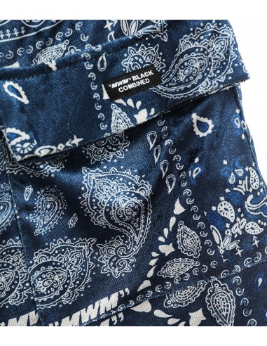 Mod Wave Movement - Pantalón Corto Bandana Print