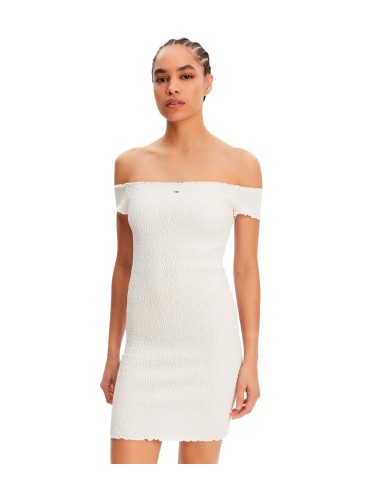 Tommy Jeans - Vestido De Manga Baja Con Logo