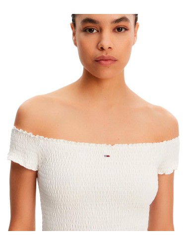 Tommy Jeans - Vestido De Manga Baja Con Logo