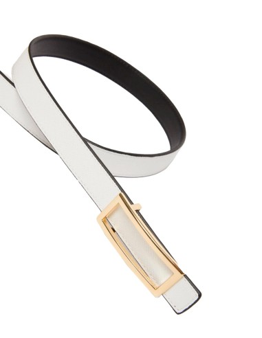 Marella - Cinturón Reversible Bajo De Saffiano