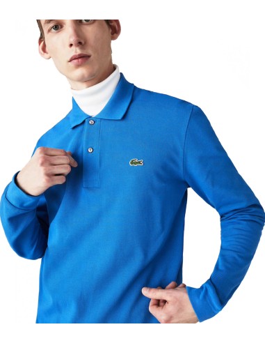 Lacoste - Polo Hombre Azul - Manga Larga