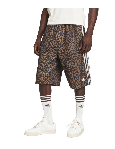 Adidas - Pantalón Corto Con Estampado De Leopardo