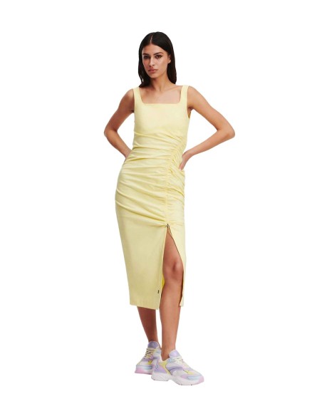 Karl Lagerfeld - Vestido Gathered Stretch
