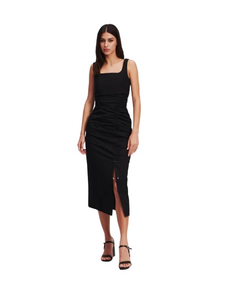 Karl Lagerfeld - Vestido Gathered Stretch