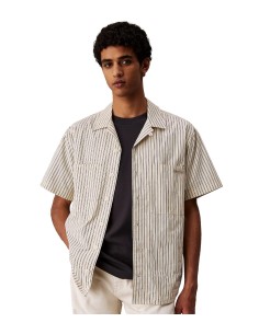 Calvin Klein - Camisa de Popelín de Algodón