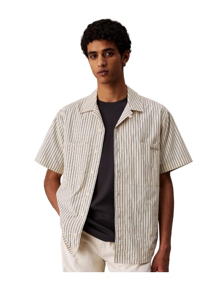 Calvin Klein - Camisa de Popelín de Algodón