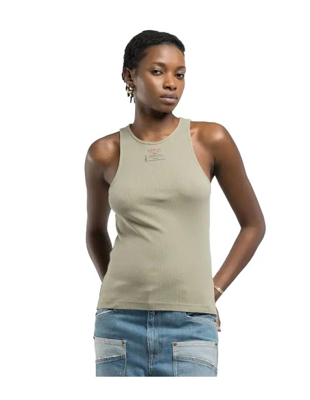 Replay - Camiseta de Tirantes Skinny Fit