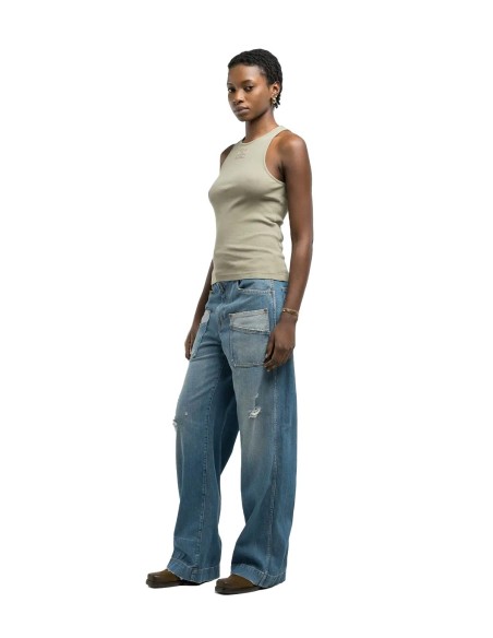 Replay - Camiseta de Tirantes Skinny Fit