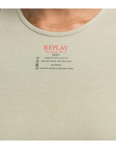 Replay - Camiseta de Tirantes Skinny Fit