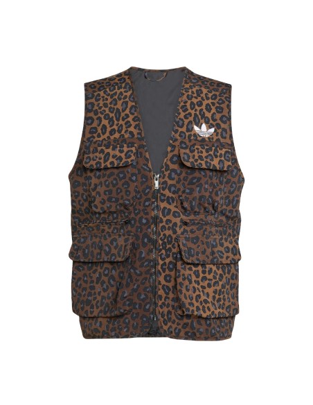 Adidas - Chaleco Estampado Con Logo