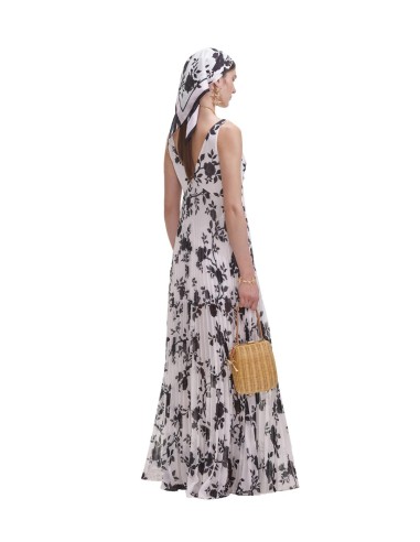 Self-Portrait - Vestido Largo con Estampado Floral