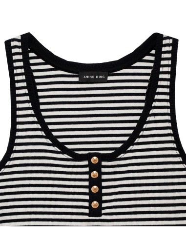 Anine Bing - Camisetas Alessia Tank Cream And Bl