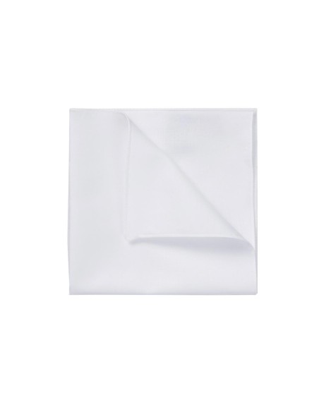 HUGO - Pañuelo de Bolsillo de Algodón y Lino