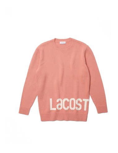 Lacoste - Jersey Mujer Rosa - Lana texturizada