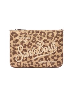 Mc2 Saint Barthelemy - Bolso de Mano de Leopardo