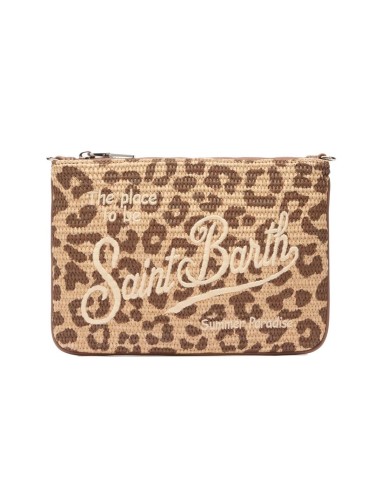 Mc2 Saint Barthelemy - Bolso de Mano de Leopardo