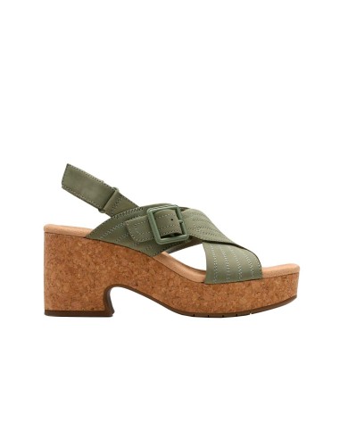 Clarks - Sandalias Nerisa West Sage Nubuck