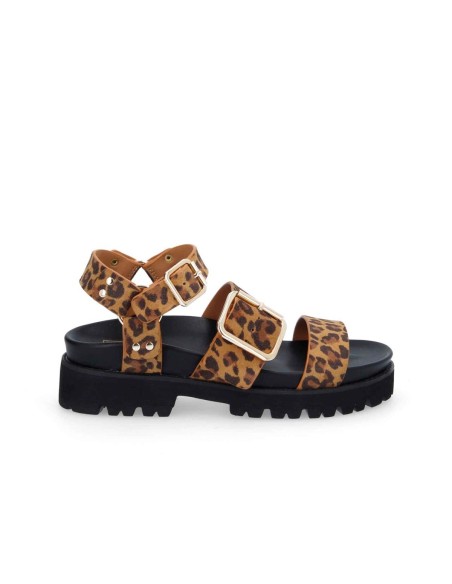 Noname - Sandalias June Ankle Suede Leo