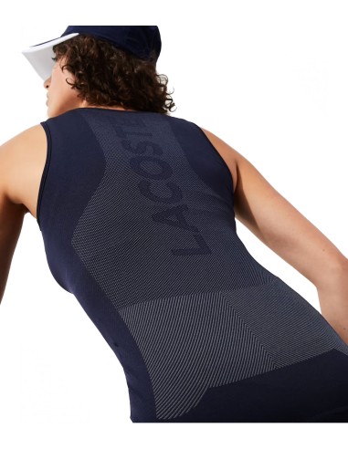 Lacoste - Camiseta Mujer Azul - Sin mangas Sport