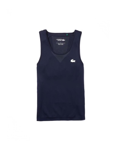 Lacoste - Camiseta Mujer Azul - Sin mangas Sport