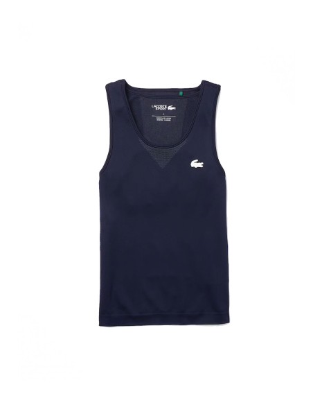 Lacoste - Camiseta Mujer Azul - Sin mangas Sport