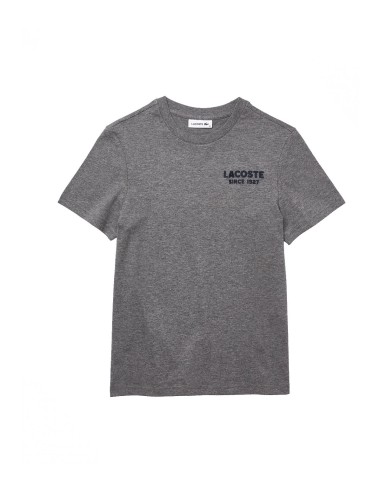 Lacoste - Camiseta Mujer Gris - Giro Logo