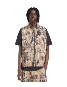 Adidas - Chaleco De Camuflaje Con Logo