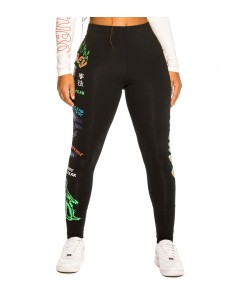Grimey - Leggins Mujer Negro - Destroy All Fear