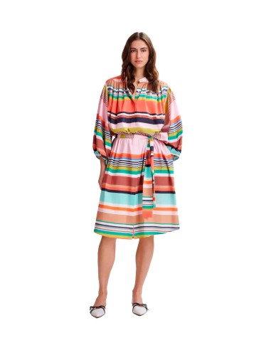 Essentiel Antwerp - Vestido Over De Rayas