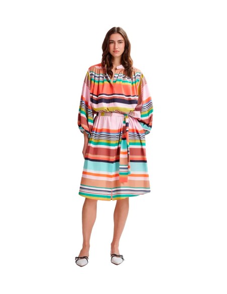 Essentiel Antwerp - Vestido Over De Rayas