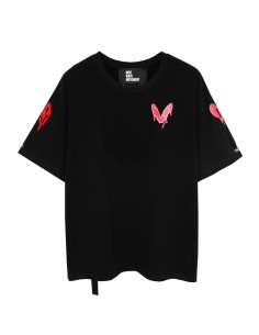 Mod Wave Movement - Camiseta con Gráfico de Corazón