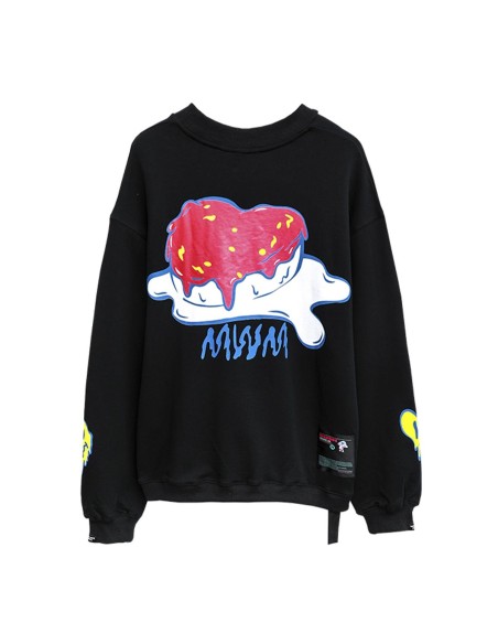 Mod Wave Movement - Sudadera Gráfico Corazón