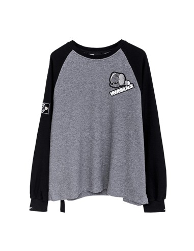 Mod Wave Movement - Camiseta Bicolor LS