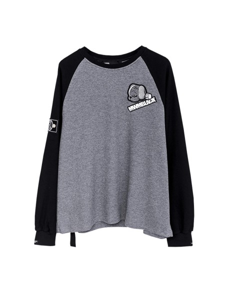 Mod Wave Movement - Camiseta Bicolor LS