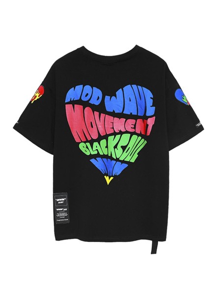 Mod Wave Movement - Camiseta Gráfico Love