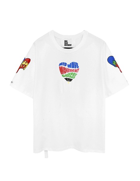 Mod Wave Movement - Camiseta Gráfico Love