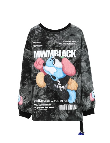 Mod Wave Movement - Sudadera Tie Dye Black Capsule