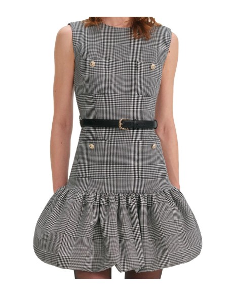 Self Portrait - Mini Vestido Príncipe De Gales