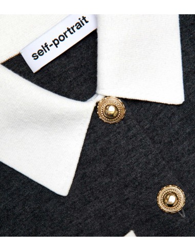 Self Portrait - Jersey Estilo Polo Abotonado