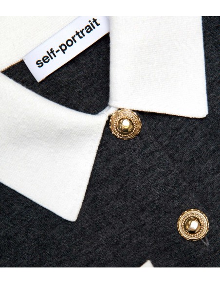 Self Portrait - Jersey Estilo Polo Abotonado