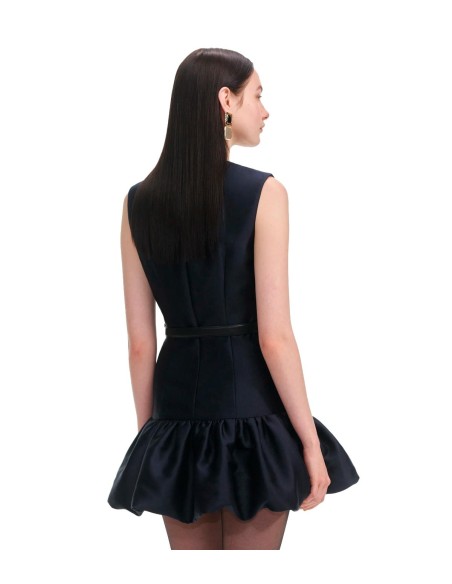 Self Portrait - Vestido Mini Taffeta