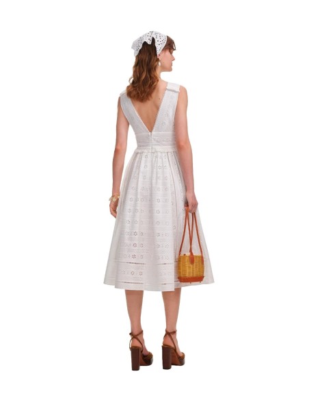 Self Portrait - Vestido Midi Broderie